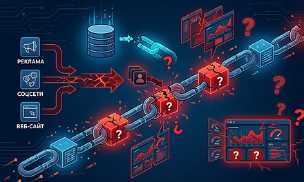 Грязная CRM или почему 40% лидов без источника ломают UTM и сквозную аналитику